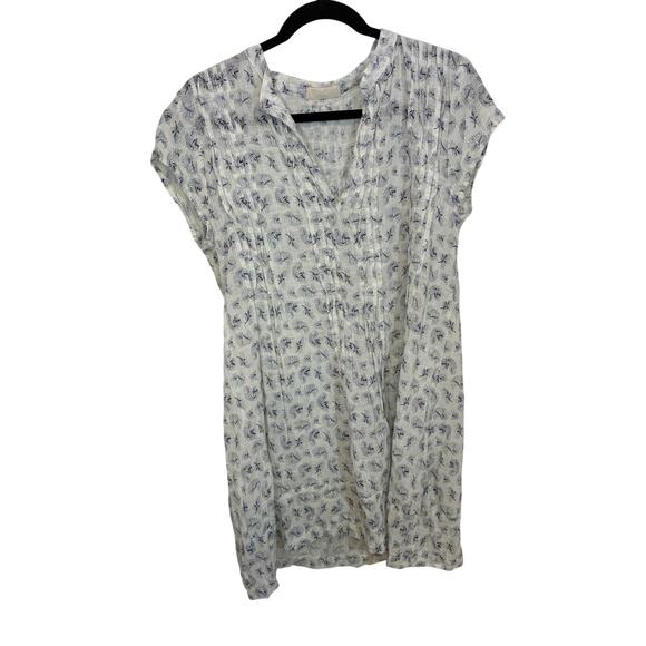 CP Shades Cotton Coastal Printed Regina Cap Sleeve Dress S Sustainable Organic - Picture 2 of 4